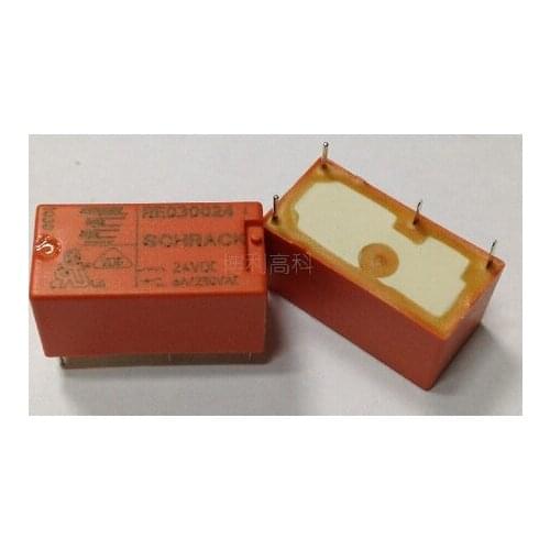 HOT NEW RE030024 24VDC RE030024-24VDC 030024 DC24V 6A 250VAC SCHRACK DIP4