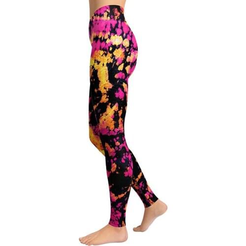 New Women Like Fireworks Printing Running Tights Skinny Joggers Pants Compression Gym Pants Soft Breathable Leggings S-XXL