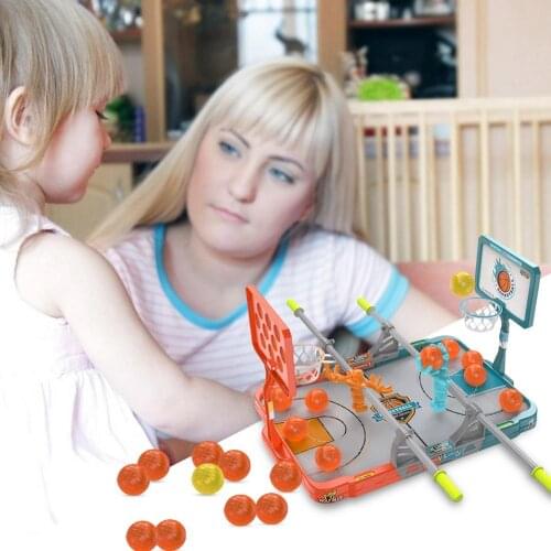 Upgraded Double Version Kids Desktop Double Basketball Toy Parent-child Game Play Interaction Education Toys For Boys And Girls