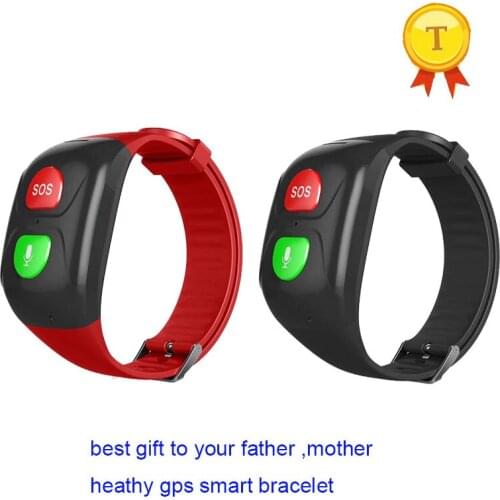 2019 New Product elderly Waterproof smart wrist watch GPS Positioning Smart band With sos call answer Heart Rate Blood Pressure