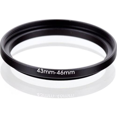 Original RISE(UK) 43mm-46mm 43-46mm 43 to 46 Step Up Ring Filter Adapter black