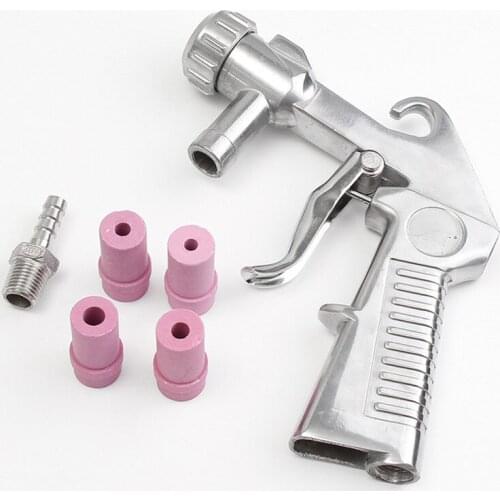 Sandblaster Feed Blast Gun Air Siphon Sand Blasting Ceramic Power Tools Kit Sprayer for Spraying and Cleaning Parts Surface