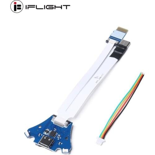 IFlight Extension hub board with Type-C / SD / LED / buzzer for Hummel HD V2 Whoop FPV Drone