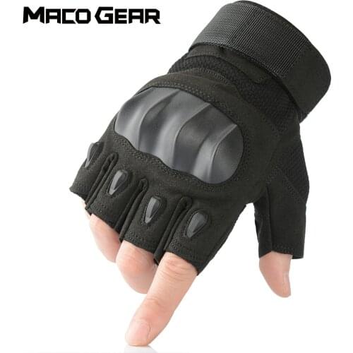 Touch Screen Hard Knuckle Half Finger Tactical Gloves Army Military Combat Airsoft Outdoor Sport Cycling Paintball Hunting Biker