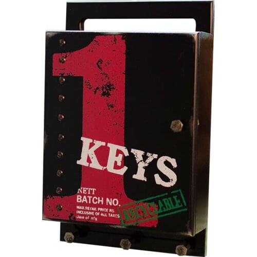 Retro Zakka Household Wall Decor DIY Handmade Boxes Cargo Organizer Storage Box Key Hanging Phone Storage Display Racks