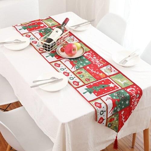 Christmas Checkered Tablecloth Interior Decoration Restaurant Elegant Tablecloth Minimalist Ornament Home Decoration