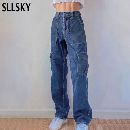 Женские свободные джинсы SLLSKY China At AliExpress