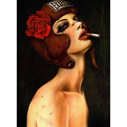 High quality Oil painting Canvas Reproductions Evillast by Brian M.Viveros Painting hand painted
