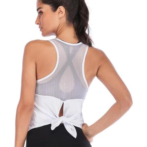 2021 Women Fitness Sports Shirt Sleeveless Yoga Top Running GymShirt Vest Athletic Undershirt Yoga Gym Wear Tank Top Quick Dry