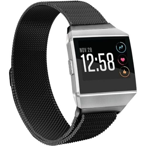 1pc.New WATCH STRAPS For FIT-BIT IONIC tracker. Stainless Steel Milanese Magnetic Loop Accessories For ionic milanese