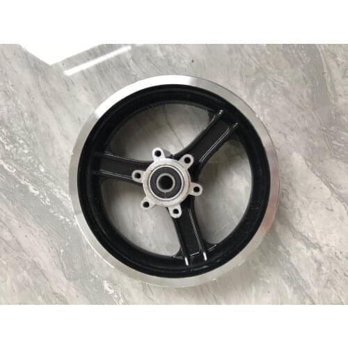 10 Inch Electric Scooter Accessories Aluminum Die-casting Wheels Wheel Rim with Bearing Suitable for 10*2.5 Pneumatic Tires