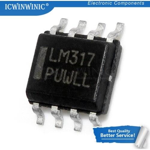 10PCS LM317DR2G SOP-8 LM317LDR2G SOP8 LM317 SOP
