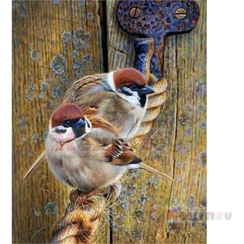 5D DIY Full Square/Round Drill Diamond Painting "Animal Bird" Embroidery Mosaic Cross Stitch Wall Stickers Decor Gift SF107
