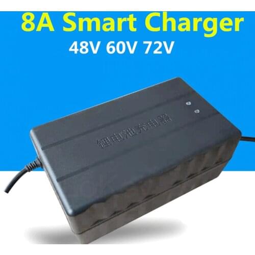 8A Fast Charger for Lithium Li ion battery 13S 54.6V 16S 67.2V 17S 71.4V 20S 84V Smart Charger 48V 60V 72V For Electric Car