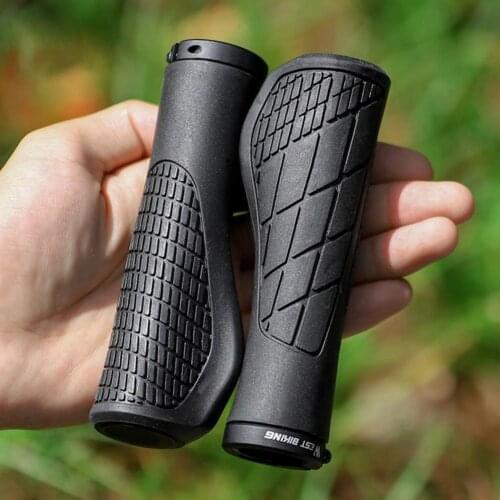 1 Pair Bike Grip Cover Reduce Shock Anti-Slip Ergonomics Handle Bicycle Soft Rubber MTB Road Shockproof Handlebar for Outdoor
