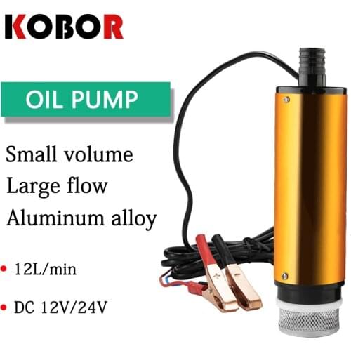 12v 24v Dc Electric Submersible Pump ,aluminum Alloy Shell,12l/min,fuel Transfer Pump For Pumping Diesel Oil Water