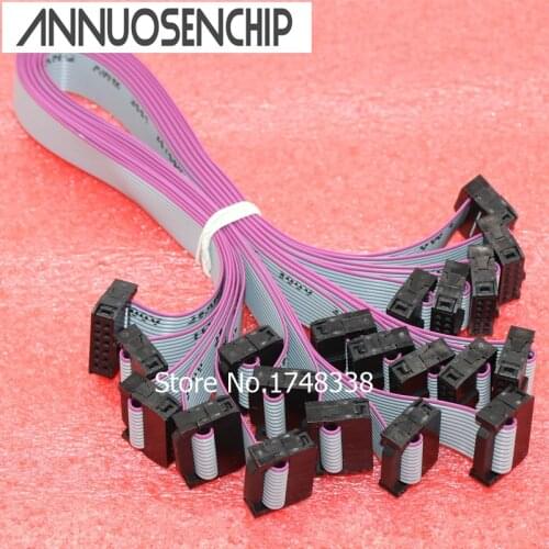 2pcs 6P 8P 10P 14P 16P 18P 20P 26P 30P 40P 50P 60P 2.54mm Gray cable JTAG AVR 15cm 20cm 25cm 30cm 40cm 50cm 60cm 80cm 90cm 100cm