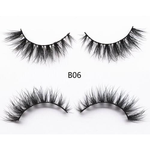 KEKEBAICHA Lite 3D Mink Lashes Wispy Mink Medium Volume False Eyelash Flare Shape 16mm Fake Lashes Makeup Natural Mink Eyelashes