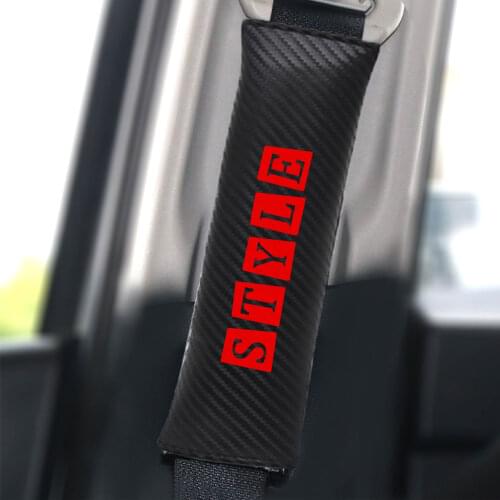 2pcs PU Fashion Style Car Seat belt shoulder Pads Car Seat Belt Cover Reflective For Car Universal Auto Accessories