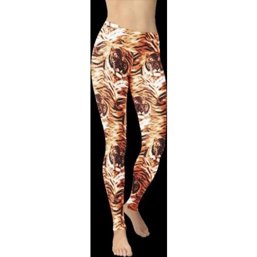 2019 Summer Plain Legging Cartoon Printed Logo Customized Gym Leggings