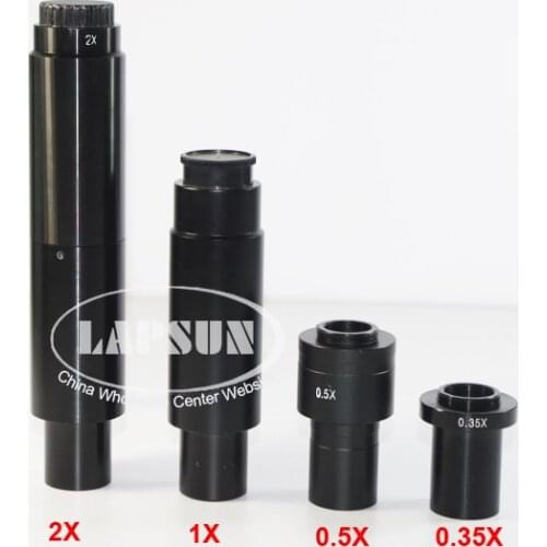 1pcs 1X Eyepiece Auxiliary CTV Lens Adapter for C-mount Camera Microscope Eyetube For 28mm-32mm Microscope Eyetube 30mm 30.5mm