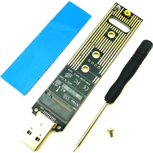 NVME USB Adapter M.2 NVMe to USB 3.1 SSD Adapter 10Gb USB3.1 Gen 2 for Samsung 970 960 For Intel M2 NVMe 2230 2242 2260 2280 SSD
