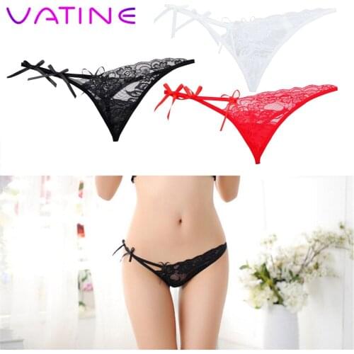VATINE G String Panties Low Waist Adult Products Woman Thong Pants Sexy Lace Sexy Underwear Womens Underpants