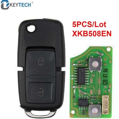 Xhorse XKB508EN 2Buttons Universal VVDI Wire Remote Car Key For VW B5 Style Key for VVDI Key Tool For VVDI2 Auto Key Programmer