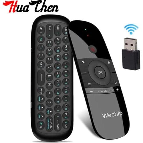 W1 2.4G Air Mouse mando a distancia infrarrojo receptor USB de 6 ejes de movimiento para Smart Android TV BOX Laptop PC Smarter