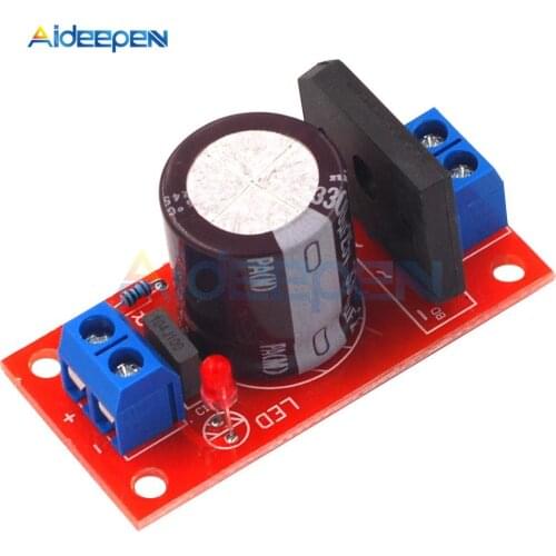 Rectifier Filter Power Board 3A 8A Rectifier with Red LED Indicator AC Single Power to DC Single Source Board