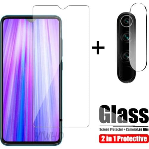 2 In 1 Protector for Xiaomi Redmi Note 8T Tempered Glass Redmi Note 8 7 Pro 8a Camera Len Screen Protective Film Xiomi Note8 T