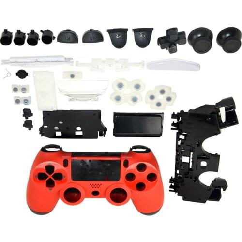 10PCS a lot Generic Metal Plating Protective Case Cover Skin Housing shell Case For Sony Playstation 4 PS4 Handle controller