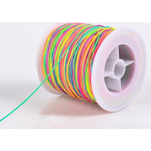 100Meter Elastic Beading Cord Line DIY 0.8mm Beads Threads Stretch String Crafting Ropes for Jewelry Making Supplies