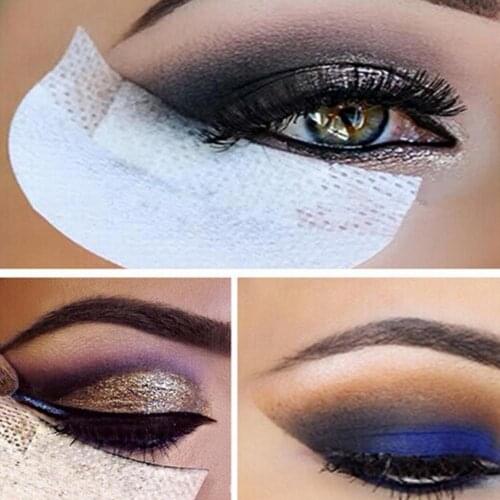 100pcs/50pairs Pro Under Eye Patches Disposable Eye Shadow Makeup Protector Stickers Pads Eyes Makeup Tools
