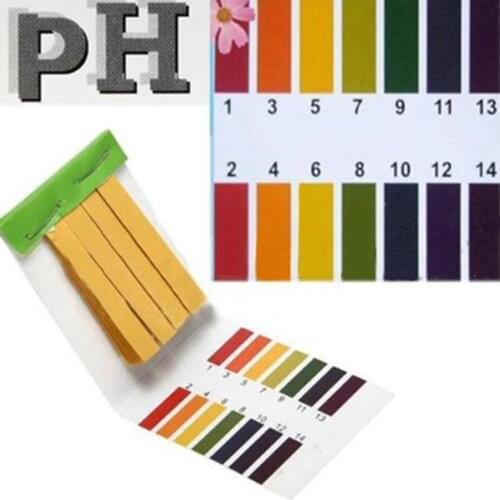 80 Strips Full Range PH Alkaline Acid 1-14 Test Paper Water Litmus Testing Kit PH Test Paper