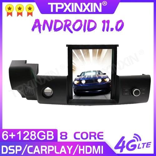 Android 11.0 6+128G For Land Range Rover 2010 - 2014 Tesla Stereo Car Radio Player Auto GPS Navigation Multimedia Video 4G SIM