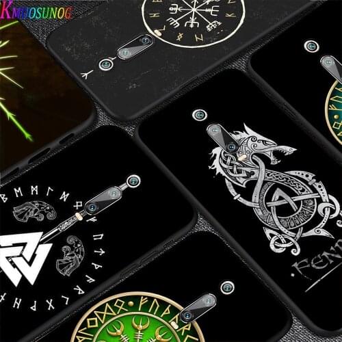 Bright Black Cover Viking Vegvisir Odin Nordic For Xiaomi Redmi 10X 9C 9A 9 GO K20 8A 8 7A 7 S2 6A 6 5 4X Pro 5G Phone Case