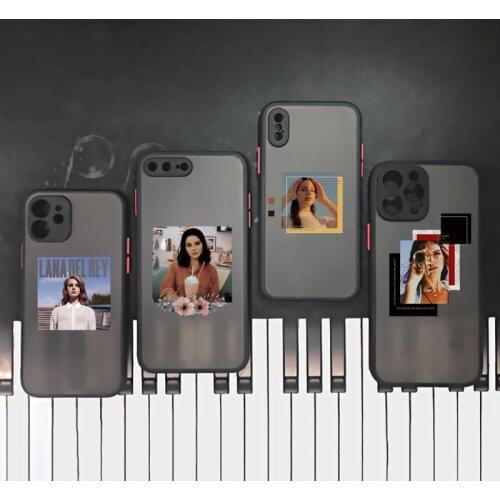 Lana Del Rey sexy Phone Case For iphone 12 11 8 7 plus mini x xs xr pro max matte transparent cover