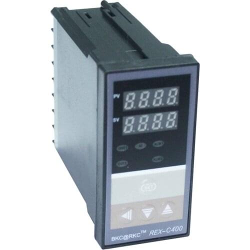 Dual PID Thermostat Regulator SSR Output Digital PID Temperature Controller REX-C100 0-400C with Thermocouple K SSR 40A SSR-40A