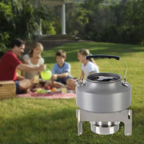 Stainless Steel Alcohol Furnace Holder Windshield Portable Stove Rack Cooking Burner Stand for Camping