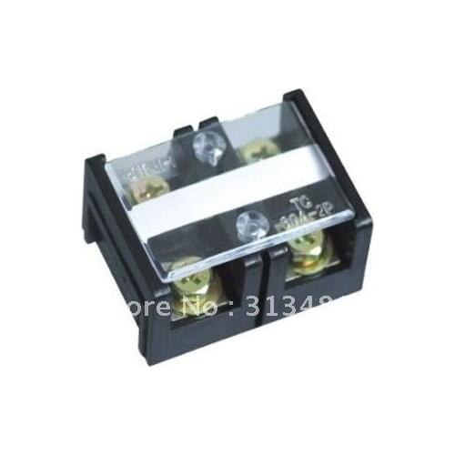TC Fixed terminal blocks,TC connectors 600V, 100A ,2P Copper,free shipping