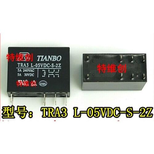 HOT NEW TRA3L-05VDC-S-2Z TRA3 L-05VDC-S-2Z TRA3L-05VDC TRA3 L-05VDC 5VDC DC5V 5V TIANBO DIP8