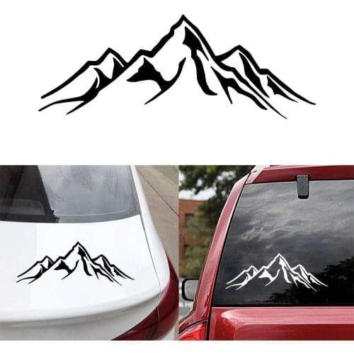 Creative Mountains Car Stickers And Decals Hood Tailgate Side Window Decal Car Sticker Decoration Sweet Auto Sticker Decal