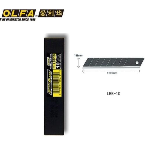 Love unilever Japan original installation import LBB - 10/50 black large size 18 mm razor blades to replace the blade
