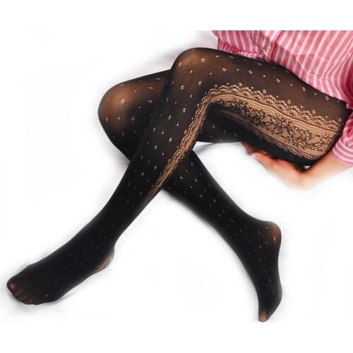 Fashion Sexy Women Girls Tights Ladies Pantyhose Woman Tights Elastic White Black stocking FS01