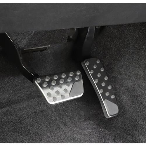 For Chrysler 300C 2013-2017 Stainless Steel AT Brake Accelerator Pedal Cover Accelerator Anti-skid Pad Car Interior Accessories