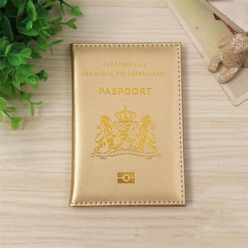 Cute Holland Travel Passport Cover Protector Business Protective Passport Holder Wallet Document Orgainzer Case for Netherlands