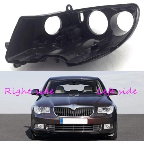 Headlight Base for Skoda Superb 2009 2010 2011 2012 2013 Headlamp House Car Rear Base Front Auto Headlight Back House