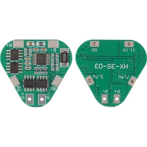 18650 Lithium Battery Charging Board with Protection Module BMS Charger Module 12V 8A Cell Charging Input Output PCB Prote