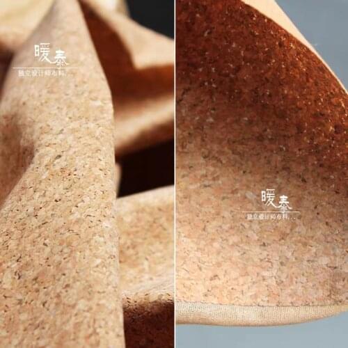 Wood Grain Fabric Log color Wood Chips Texture DIY Patchwork Home Decor Background Coat Craft Clothes Creative Designer Fabric